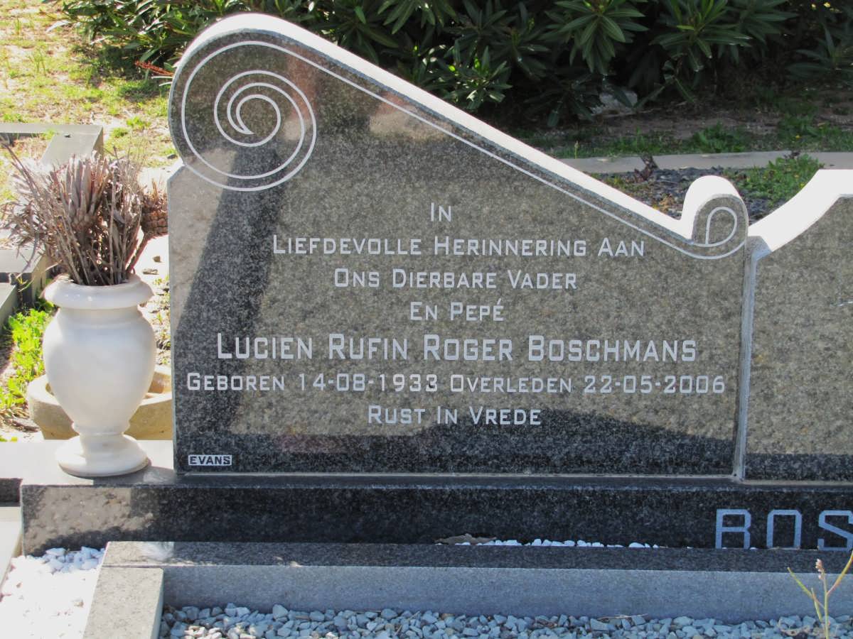 BOSCHMANS Lucien Rufin Roger 1933-2006