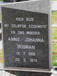 BOSMAN Annie Johanna 1916-1974