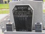 BOSMAN Marthinus 1928-1974