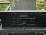 BOUTON Marie Adolphine Berthe nee GUICHAMANS BOURDET 1881-1969
