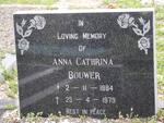 BOUWER Anna Cathrina 1884-1979