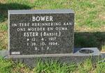 BOWER Ester 1917-1994