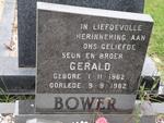 BOWER Gerald 1962-1982