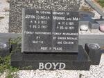 BOYD John 1920-1987 & Moirie 1921-1977