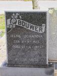 BOUWER Irene Johanna 1923-1973