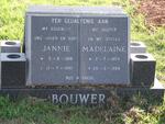BOUWER Jannie 1918-1992 & Madelaine 1954-1994