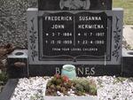 BOWNES Frederick John 1884-1959 & Susanna Hermiena 1907-1980