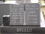BREEDT Daniel Elardus 1923-1993 & Susanna Maryna Carolina 1926-1986