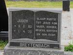 BREYTENBACH Judith 1960-1970