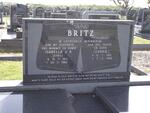 BRITZ Corrie 1921-1986 & Isabella J.H. 1912-1982