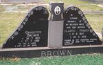 BROWN Charlotte 1927-1988 :: BROWN Gladys Doreen 1927-1970