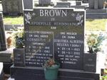 BROWN Cornelius J. 1919-1982 & Dorothea Albertha Helena 1923-2002
