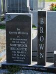 BROWN Nomthunzi Bridgette 1973-2006