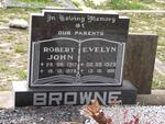 BROWNE Robert John 1917-1979 & Evelyn 1925-1991