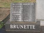 BRUNETTE Charles Cobin 1925-1982