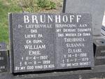 BRUNHOFF William Emil 1907-1999 & Susanna Elsabe 1908-1979