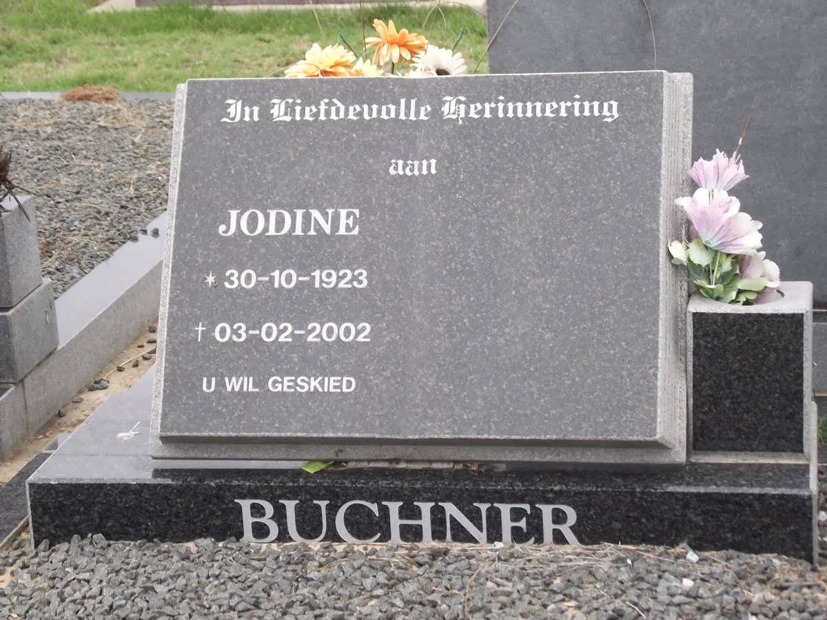 BUCHNER Jodine 1923-2002