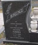BUHLUNGU Tumeka 1958-2001