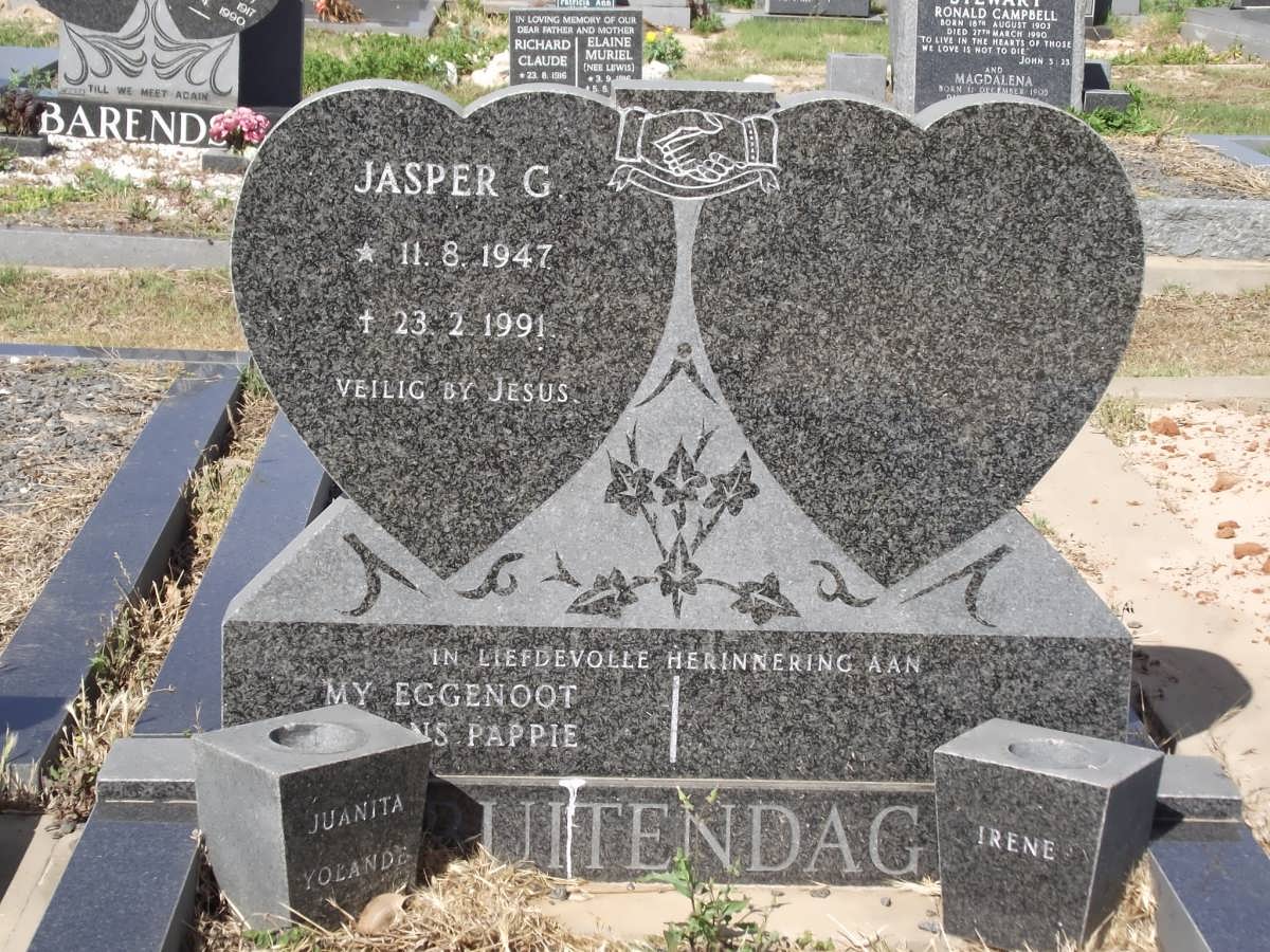 BUITENDAG Jasper G. 1947-1991