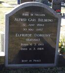 BULBRING Alfred Carel 1894-1967 & Elfriede Dorothy KIESSIG 1901-1984