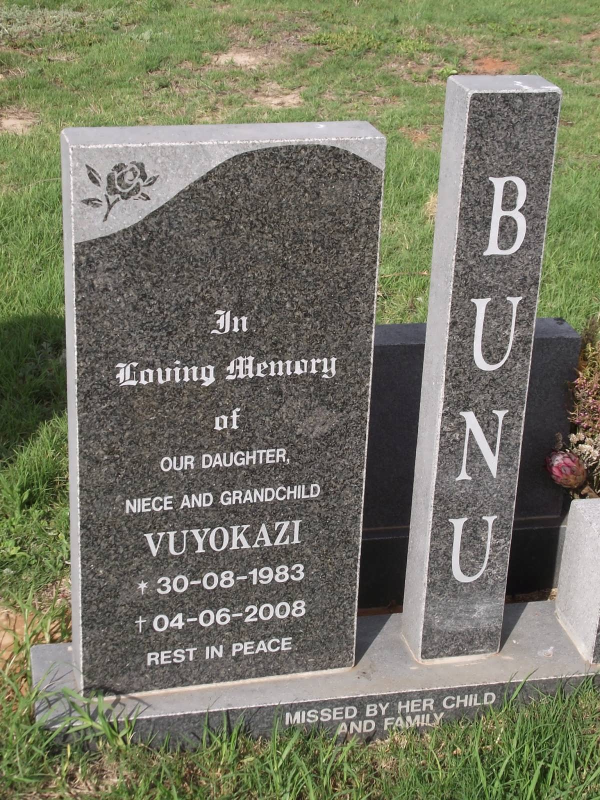 BUNU Vuyokazi 1983-2008
