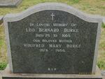 BURKE Leo Bernard -1965 & Winnifred Mary 1878-1966