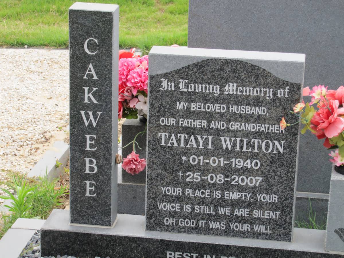 CAKWEBE Tatayi Wilton 1940-2007