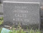 CALITZ Jacomina 1921-1990