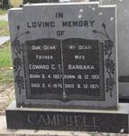 CAMPBELL Edward C.T. 1907-1976 & Barbara 1901-1971