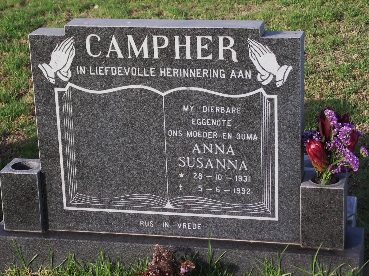 CAMPHER Anna Susanna 1931-1992