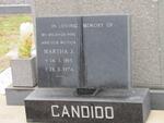 CANDIDO Martha J. 1915-1974