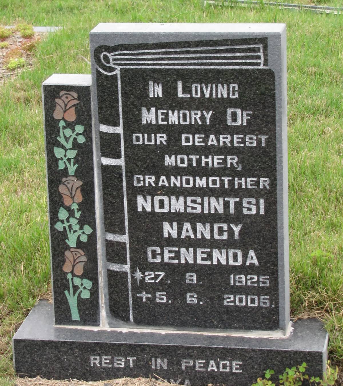 CENENDA Nomsintsi Nancy 1925-2005