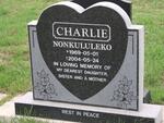 CHARLIE Nonkululeko 1969-2004