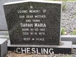 CHESLING Sarah Maria 1912-1979