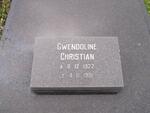CHRISTIAN Gwendoline 1922-1981