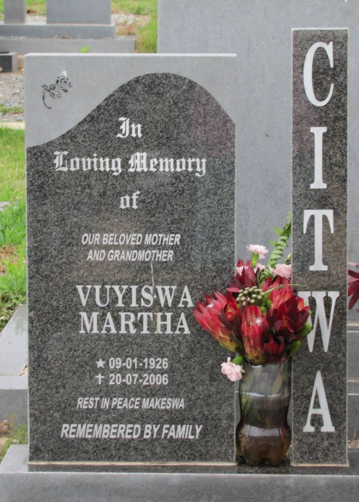 CITWA Vuyiswa Martha 1926-2006