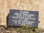 CLARK David William 1934-2000