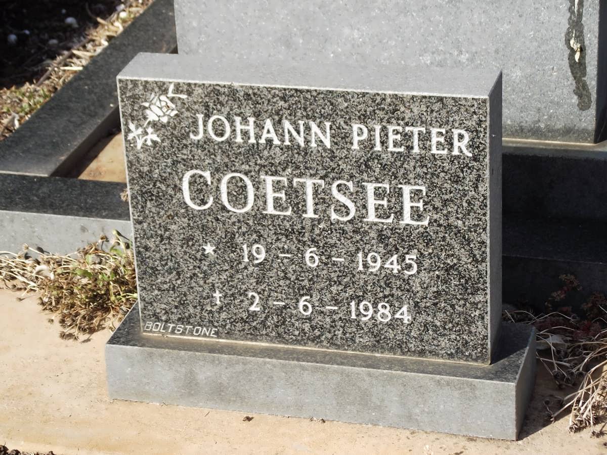 COETSEE Johann Pieter 1945-1984