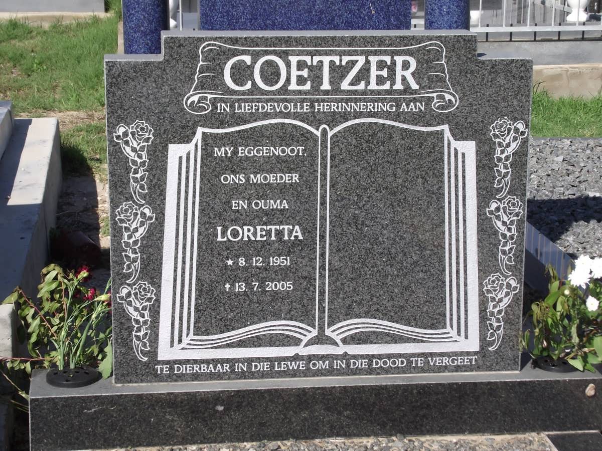 COETZER Loretta 1951-2005