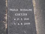 COETZER Paula Rosaline 1942-2008