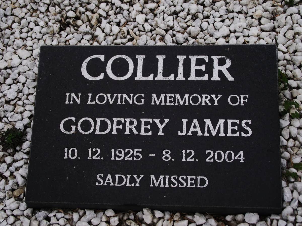 COLLIER Godfrey James 1925-2004