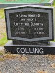 COLLING Lofty 1910-1981 & Dorothy 1917-1970