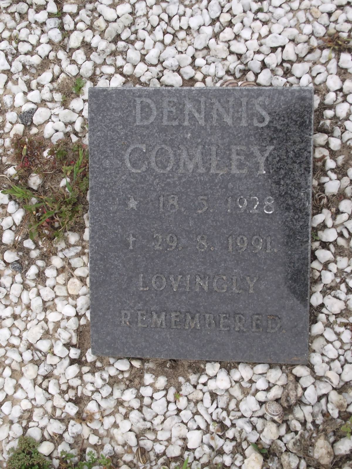 COMLEY Dennis 1928-1991