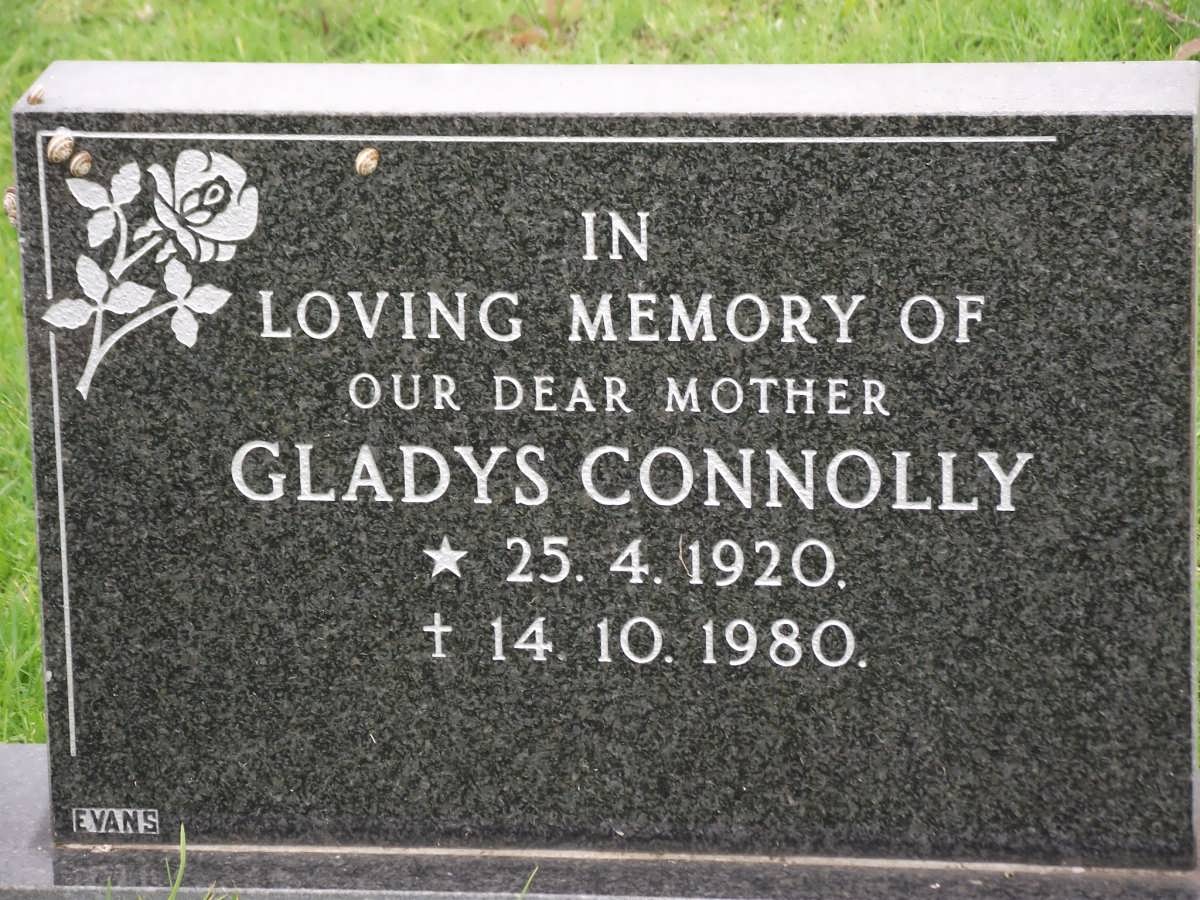 CONNOLLY Gladys 1920-1980
