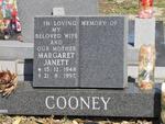 COONEY Margaret Janette 1948-1997