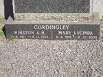CORDINGLEY Winston A.H. 1911-1983 & Mary Lucinda 1915-2005