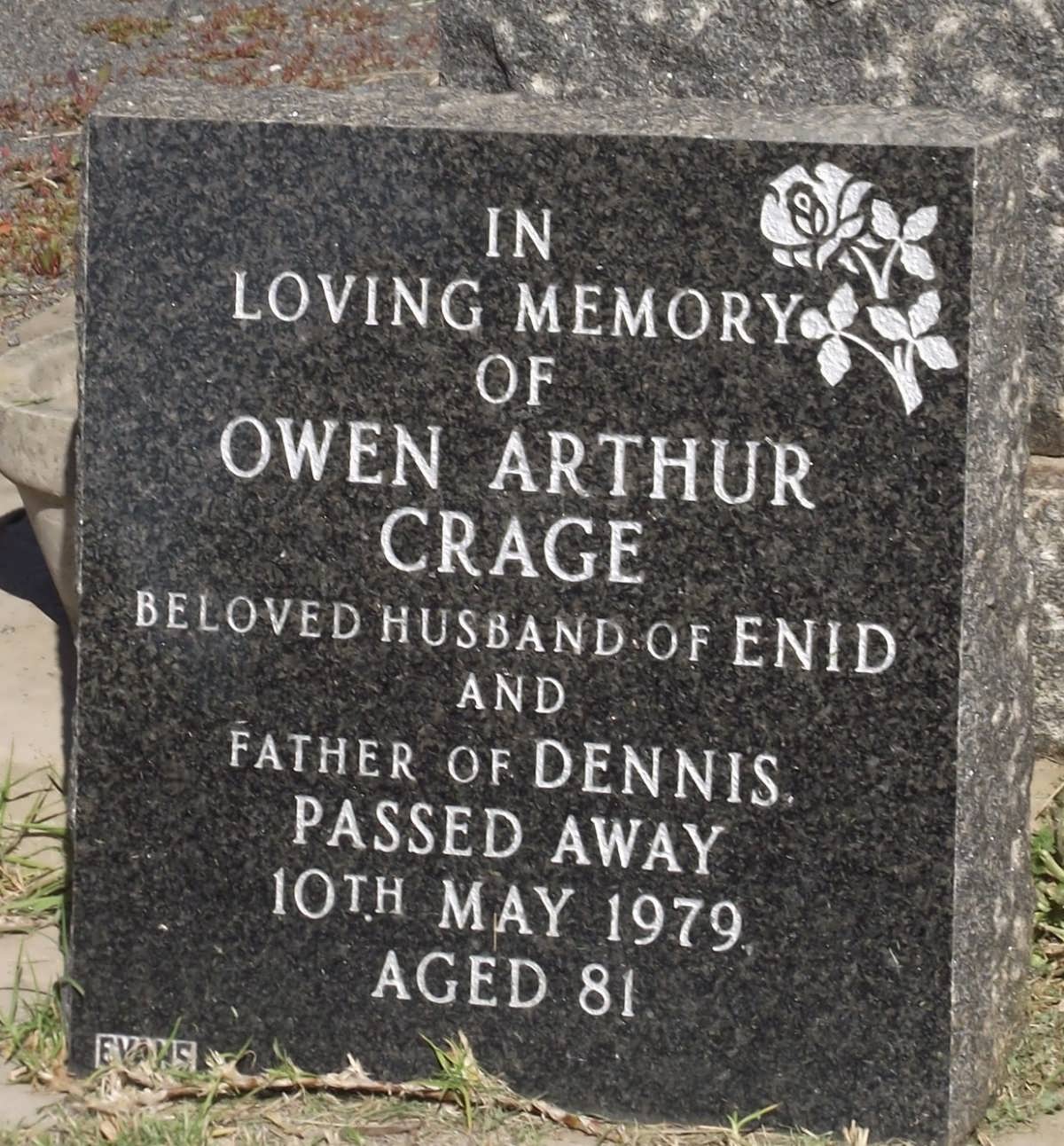 CRAGE Owen Arthur -1979
