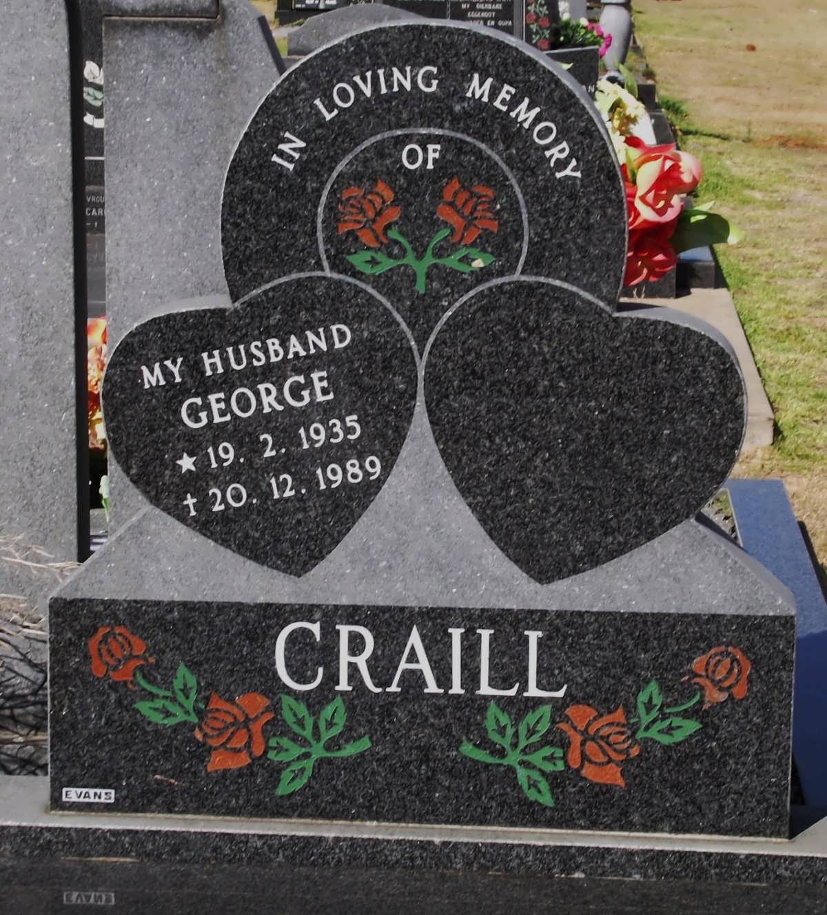 CRAILL George 1935-1989