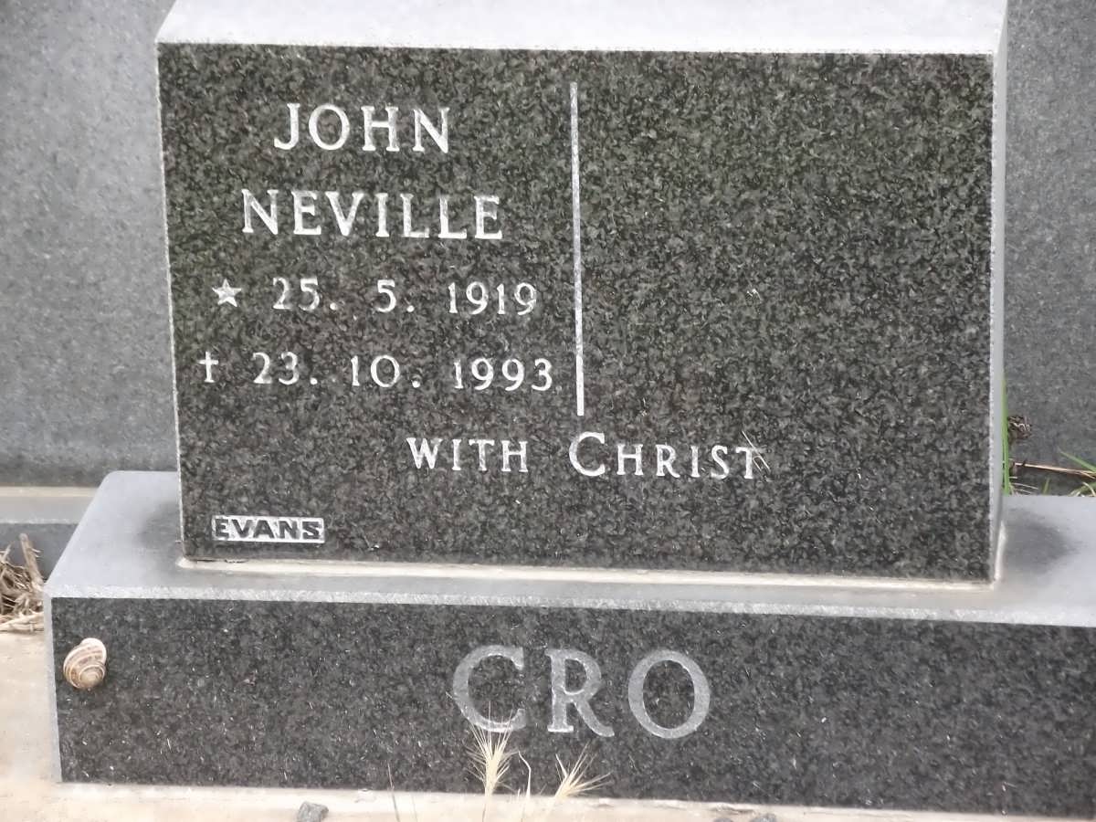 CRO John Neville 1919-1993