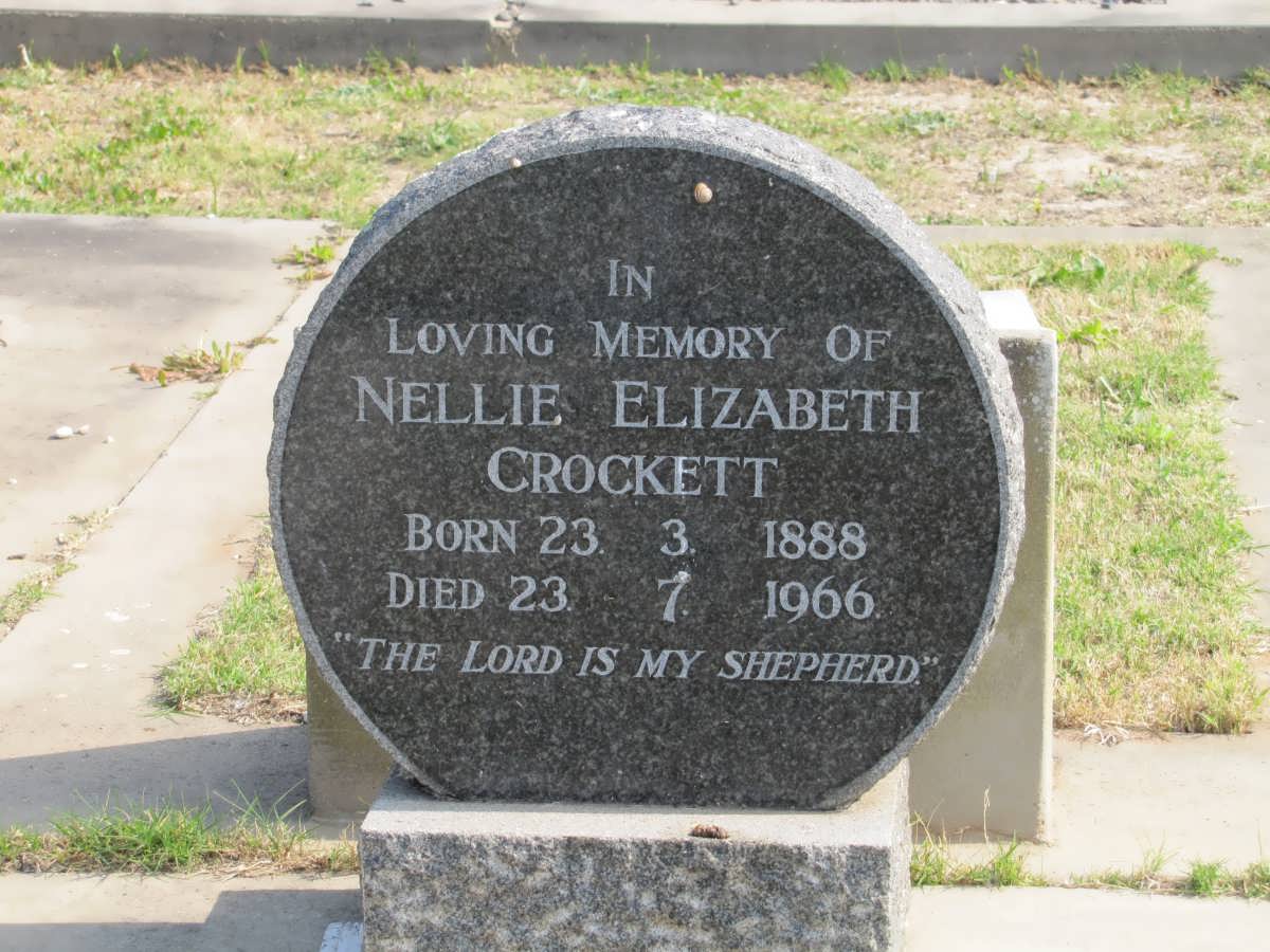 CROCKETT Nellie Elizabeth 1888-1966
